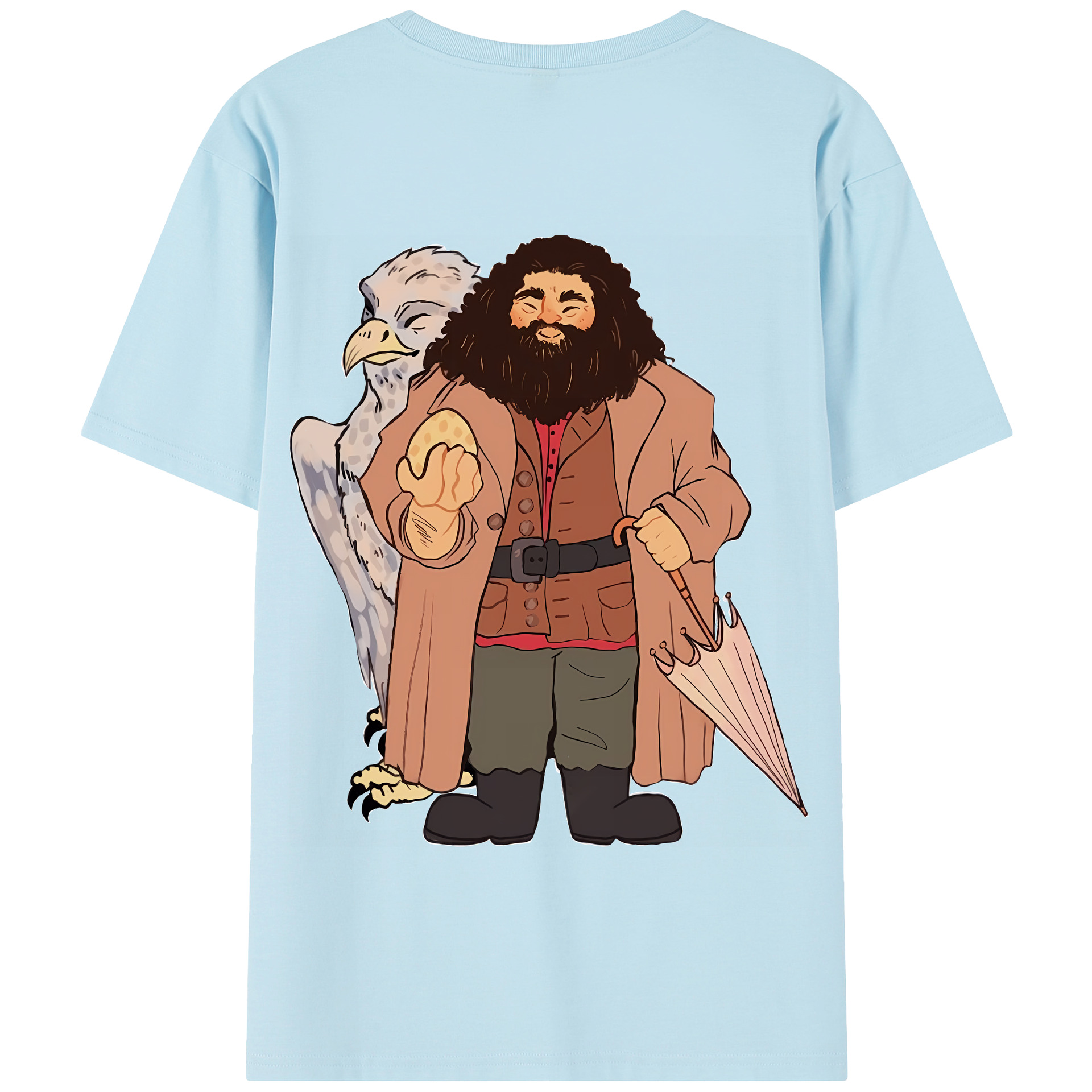 （画像用） Harry Potter ハリー・ポッターシリーズ 綿100％半袖Tシャツ（背面プリント）
